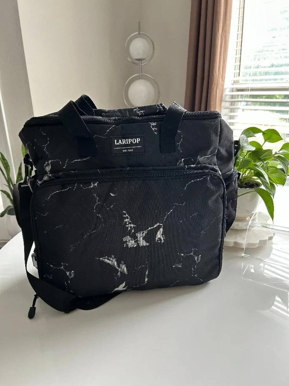 Dog Travel Bag — Marble Modern